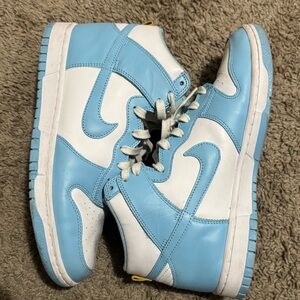 Nike Sky Blue and White High-Tops